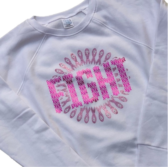 PINK Ribbon Sweatshirt - Picture 1 of 1